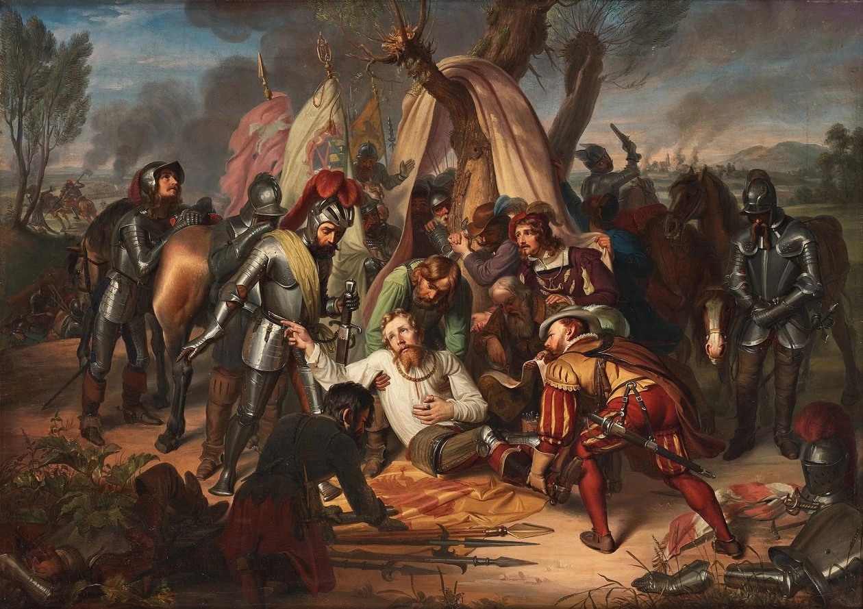 Maurizio, elettore di Sassonia alla battaglia di Sievershausen